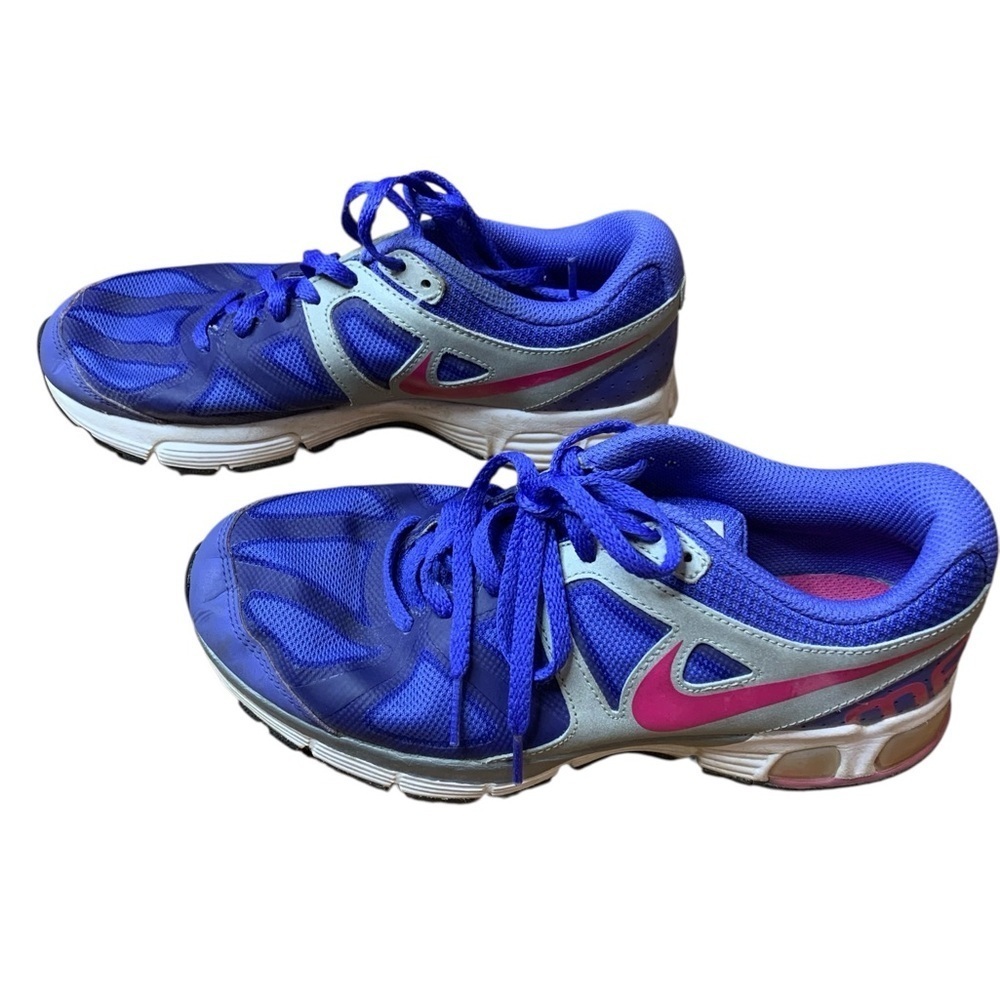 Nike Air Max Run Lite 4 Youth 5Y Purple Blue Pink Running Shoes Womens 6.5